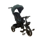 Tricicleta copii Cool Yzzy Trike Green, Roti Silicon, Compactabila, Poziție de somn 01