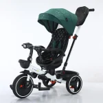 Tricicleta Copii COOL Trike Green, Pozitii Somn, Roti De Silicon 01