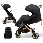 Carucior sport tip troller cu husa picioare Kidillo Black BPT868F